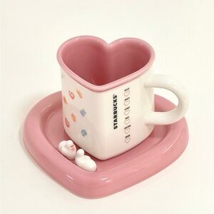 Starbucks 2026 Valentine’s Day Sweet Duck 12oz Mug & Plate Set